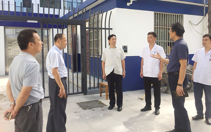 邳州市政法委领导到徐州东方人民医院调研协调强制医疗工作