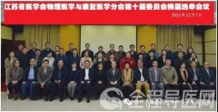 市康复医院陈伟当选江苏省医学会第十届物理医学与康复医学分会主委